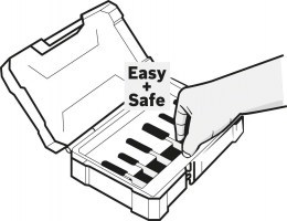 Bosch 1-4 End Mills Set3